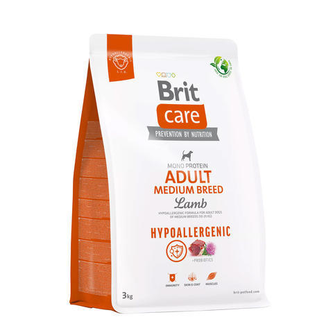 Brit Care Dog Hypoallergenic Adult Medium Breed - 1